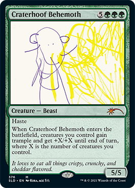 Craterhoof Behemoth　MTG