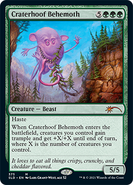 Craterhoof Behemoth　MTG